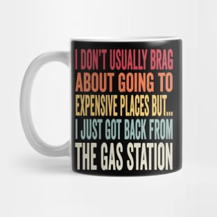 Funny Gas Station Joke - Inflation Meme Mug